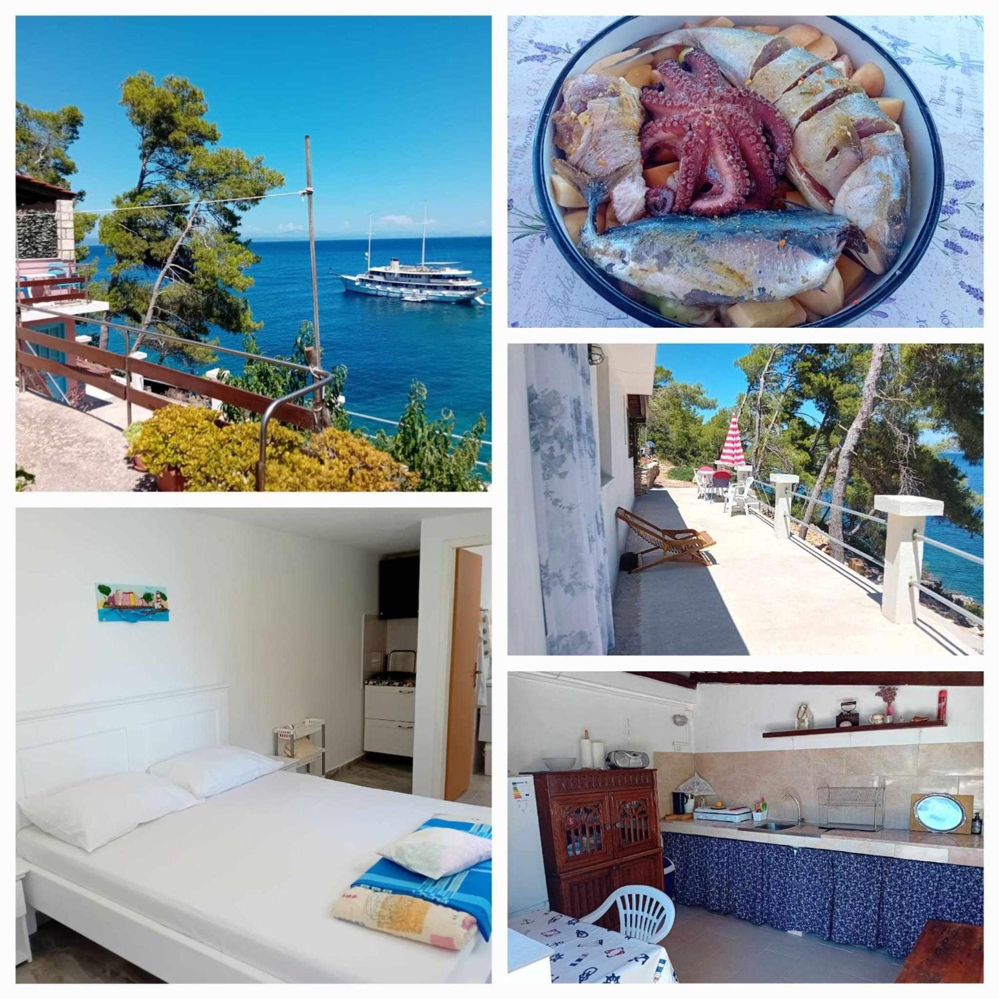 Villa Modern Robinson Veli Bare Vela Luka Esterno foto
